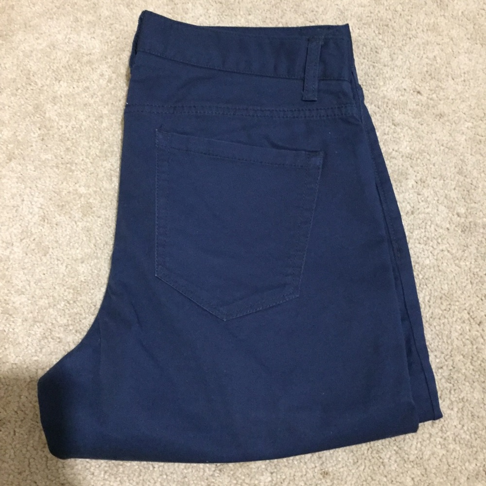 Original Penguin Navy Slim Straight Chinos